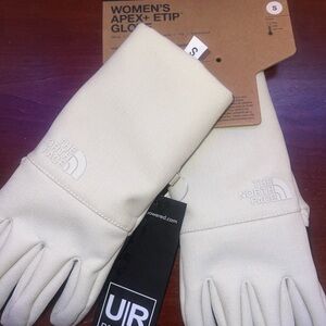 The North Face Cream Touchscreen Gloves